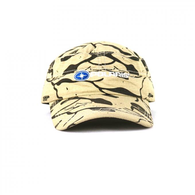 平らな刺繍のカーモの男女兼用のために調節可能な軍の士官候補生の帽子