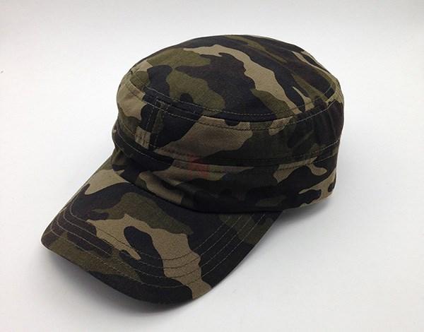 合う軍の士官候補生の帽子の100%の綿の帽子3dの刺繍をごまかして下さい