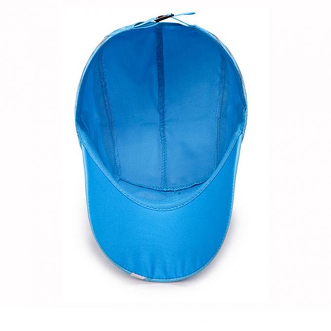5パネルのキャンピングカーの帽子100%ポリエステル屋外に折ることは帽子のdryfitの生地を遊ばします