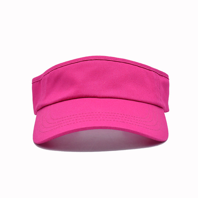 55cmのスポーツのサン バイザーの帽子の人の女性のための調節可能な運動バイザーの帽子