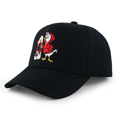 新式の試供品のブランドの綿の物質的な昇進の安く平野の注文のロゴの空白の人の野球帽