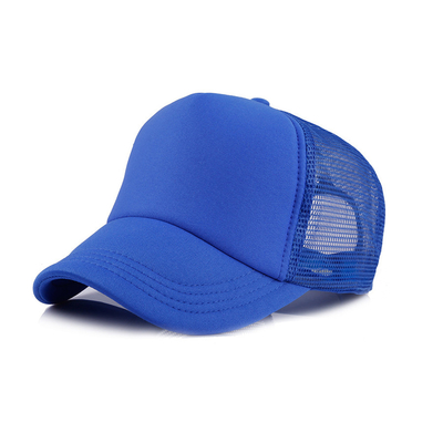青/黄色のトラック運転手の網の帽子、ビジネスのための注文の網のトラック運転手の帽子