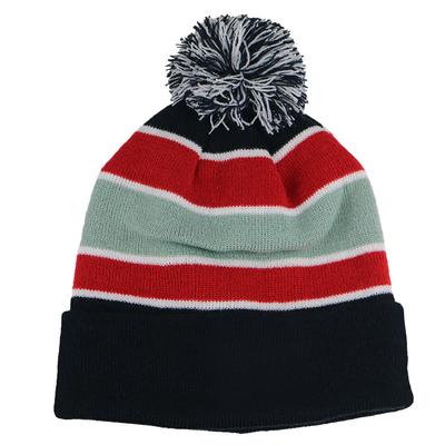 100%のMerinoのウールのニットの帽子の帽子のCustomdeのロゴの平野の帽子の冬の帽子