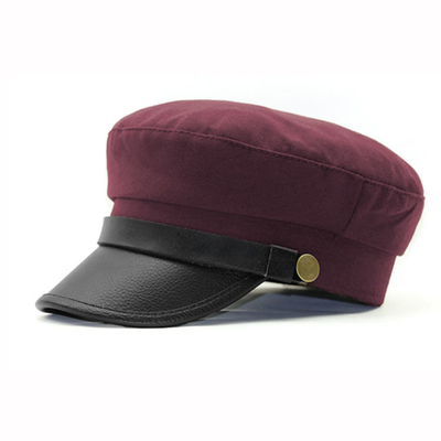 カスタマイズ可能な軽量の男女兼用の軍の士官候補生の帽子の海大尉帽子十分に