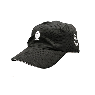 網の装飾の平野パターンが付いている男女兼用のDryfitの調節可能なゴルフ帽子