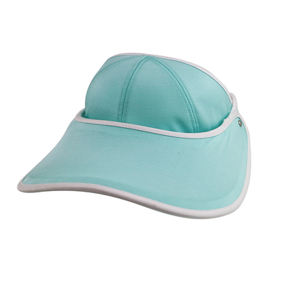 注文のロゴ ポリ塩化ビニール プラスチック プラスチック サン バイザーの帽子、レディース バイザーの日曜日の帽子