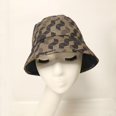 暗いHip Hopの夏浜釣の流行の折り畳み式の反射バケツの帽子の白熱