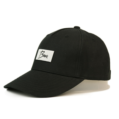 柔らかい5つのパネルの野球帽編まれたパッチの注文のロゴによって曲げられるビルの野球帽