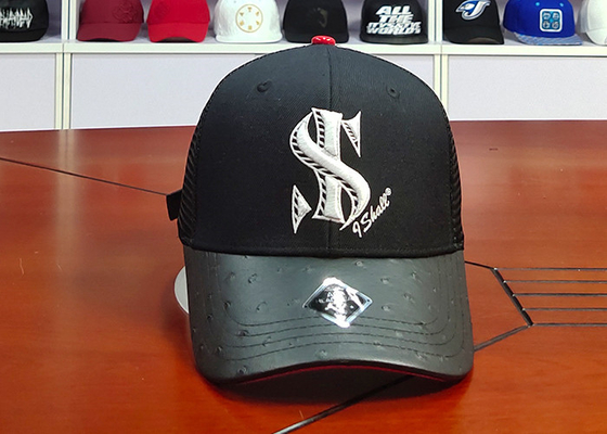 注文3D第2金属の糸の野球のトラック運転手の網の帽子