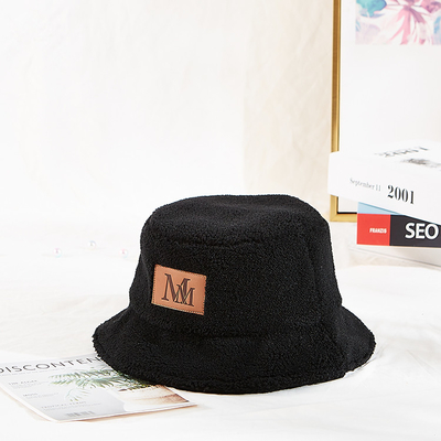 字体の綿のあや織り60cmの漁師のバケツの帽子