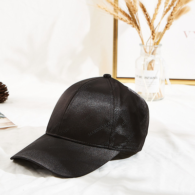 黒い綿50cmのデジタルによって印刷される6パネルを野球帽