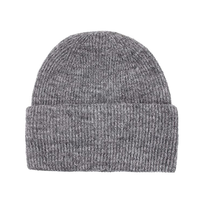 男女兼用の羊毛アクリルの柔らかいニットの帽子の帽子はパターンをカスタマイズする