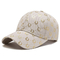 注文の6つのパネル パターン スポーツの野球帽は縁の組み立てられた100%の綿を曲げた