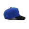 刺繍される3Dは5つのパネルの野球帽の青い単一のプラスチック バックルに文字を入れる