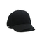平らな刺繍の野球帽を金属をかぶせる自己の生地のバックルの帽子に黒くしなさい