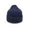 60cmの冬の帽子の帽子の人反射ヤーンのニットの頭骨の柔らかい暖かい袖口の毎日の帽子の帽子を畳む
