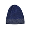 60cmの冬の帽子の帽子の人反射ヤーンのニットの頭骨の柔らかい暖かい袖口の毎日の帽子の帽子を畳む