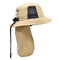 日曜日のスカーフの保護の注文のロゴの漁師のバケツの帽子100%のPoylester