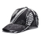 100%のポリエステル黒い野球帽の注文の完全な昇華印刷の野球帽