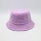 Whosalesはコーデュロイの冬のあなた自身のロゴの方法によって刺繍されるバケツの帽子をカスタム設計する