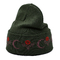 注文のロゴの冬の帽子の帽子は人および女性のために偶然58CM居心地のよい編まれた平手打ちされた頭骨の帽子を暖める