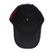 5パネル野球帽フリーサイズ/カスタムサイズナイロン生地、前面にバックルナイロンロープ付き
