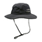 速い乾燥したポリエステル防水サファリ浜の帽子の漁師の広い縁のひものバケツの帽子