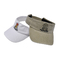 紫外線保護およびスクリーンの印刷のロゴによって曲げられる縁が付いている100%のポリエステル サン バイザーの帽子