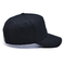 カスタム5パネル野球キャップ コットンツイル スポーツ 黒パパ帽子 3D刺身ロゴ