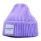 冬季ファッション 多色 大型 袖手錠 男性 編み帽子 ユニセックス 紫 帽子