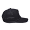 カスタムゴムPVCロゴ トラッカー帽子5パネル 防水レーザーホールロープ ゴルフ帽子 ランニングスポーツキャップ 男性用