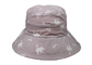 カスタマイズされるピンクの太陽のブロックの日よけの大人女性のバケツの帽子を印刷します