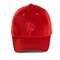 良質の冬の注文の刺繍の平野のビロードの帽子の野球帽、ビロードのお父さんの帽子