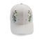 夏の女性かわいい刺繍された野球帽の花は56~60 Cmのサイズを模造しました