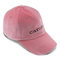 冬の刺繍の平野のお父さんの帽子、防水女の子のためのピンクのビロードのお父さんの帽子