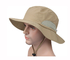 Upf 50+の広い縁の通気性の網のバケツの帽子ポリエステル/綿材料を楽勝で突破して下さい