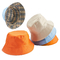 個人化されたオレンジ青年バケツの帽子、無地の出された都市バケツの帽子