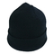 女性の柔らかいウールの特大ニットの帽子の帽子の固体かぎ針編みの帽子の帽子の黒の灰色