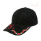 100%のアクリルのきらめきの粉が付いている軽量の男女兼用の刺繍された野球帽