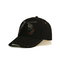 OEM ODMの方法ラインストーンの野球帽は、組み立てられた野球帽の金属のバックルを黒くします