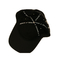 OEM ODMの方法ラインストーンの野球帽は、組み立てられた野球帽の金属のバックルを黒くします