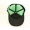 Oemの注文のトラック運転手の帽子、プラスチック調節可能なバックルの緑100ポリエステル トラック運転手の帽子