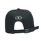 メンズ金属のバックルの帽子の黒動物は習慣によって刺繍されるロゴ パッチの野球帽をおおいます