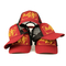 注文の方法野球帽/Gorras 5のパネルのトラック運転手の帽子の赤+黒