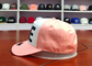 絹のピンクのカーブの縁のスパンコールの野球帽の刺繍のロゴ/粋なお父さんの帽子