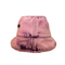 注文の刺繍の多彩な大人の漁師のバケツの帽子のリバーシブルの綿のタイ-染料の広い縁