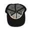 エースの黒い綿の帽子の調節可能な設計スポーツの野球帽Bsci