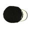 黒いアップリケ パッチの平らな刺繍の人の金属のバックルが付いている情報通の破裂音の野球帽