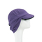 テリーの紫色の首の保護空白の漁師のバケツの帽子