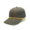 創造的な野球の長い縁の帽子の注文の刺繍の鎖のストリップSGS BSCI